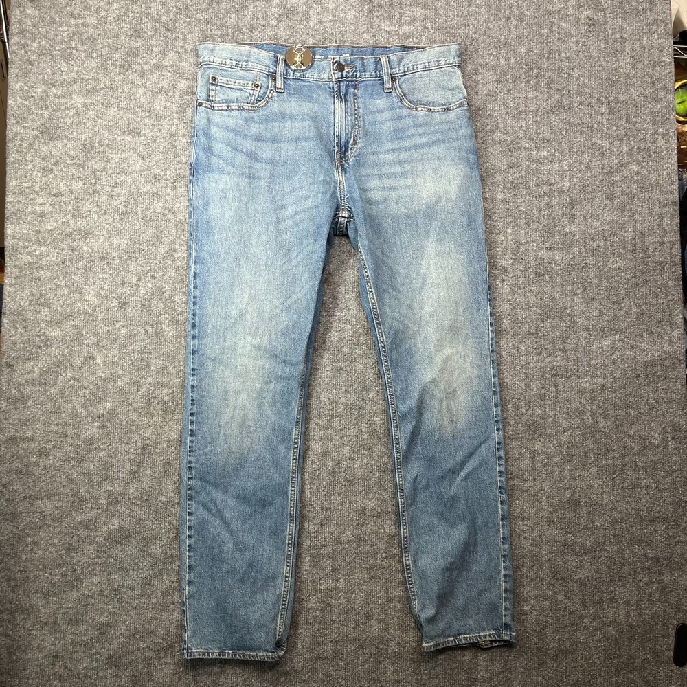 Old Navy Slim Built-in Flex Jeans Men's Blue Denim Classic Zip Fly - 38X30.5